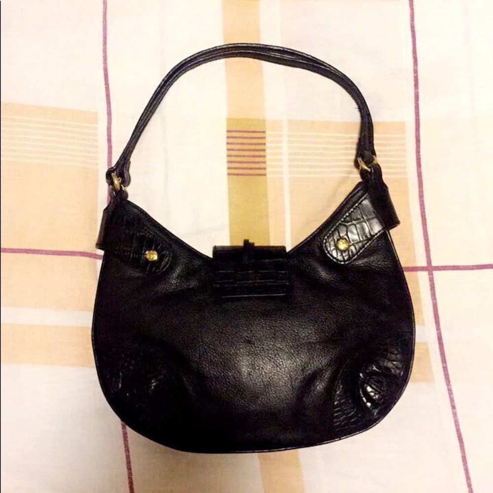 Vintage Ralph Lauren Black and Gold Bag - Picture 3 of 8